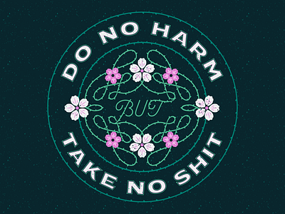 Do No Harm graphic design illustrator typography