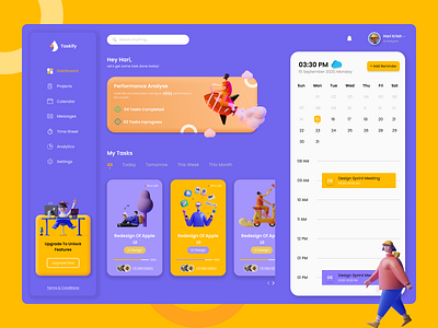 Task Management UI design task management uidesign web design