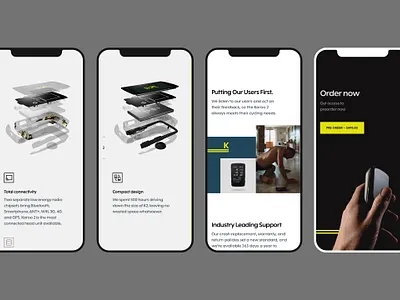 Hammerhead.io cycling device gps mobile design visual design