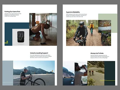 Hammerhead.io cycling ecommence gps visual design