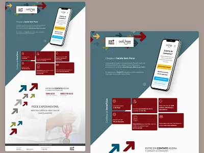 Landing Page Saúde Sem Parar design figma interface landingpage ui ui ux design