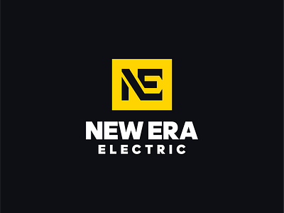 New Era - logo design brand designer brand identity brand identity design brand identity designer branding construction logo dynamic logo electrical electrical logo grid logo identity design lettermark logo design logo designer logo grid logo grids logo mark monogram monogram logo new era