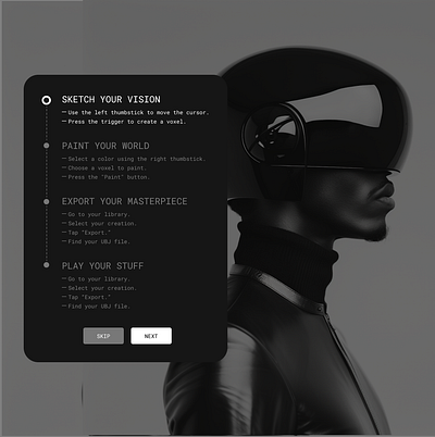 AR/VR Onboarding modal arvr figma illustration modal ui ux