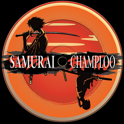 Champloo album art album artwork album cover anime apparel design design graphic design merch merchandise merchandise design music vector