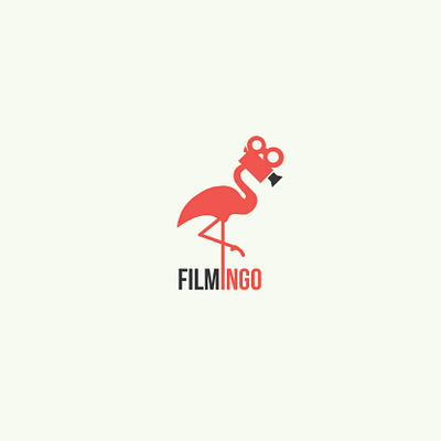 Filingo | Media branding design filmmaker flamingo graphicdesign illustration logo logodesign media minimal