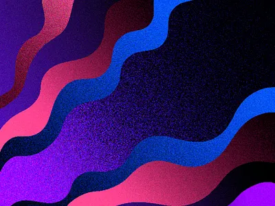 The mixture of blue and red illustration