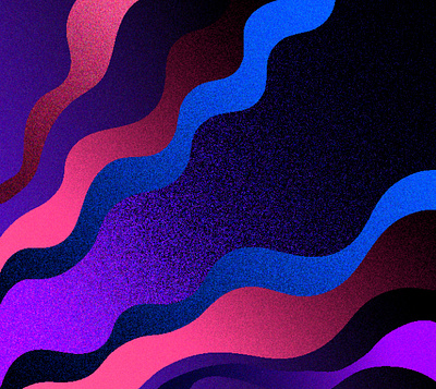 The mixture of blue and red illustration