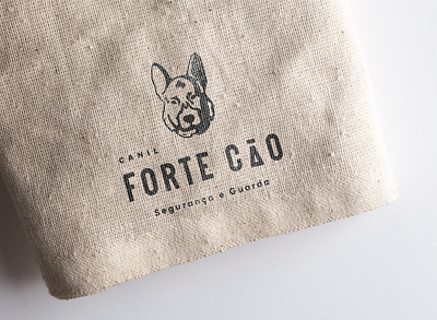 Forte Cão | Kennel design dog dog logo german shepherd illustration illustrator kennel logo photoshop vector