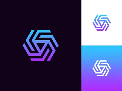 Abstract Hexagon Logo abstract logo branding exploration hexagon logo idea logo logo design logo design concept logo designer professional sophisticated logo
