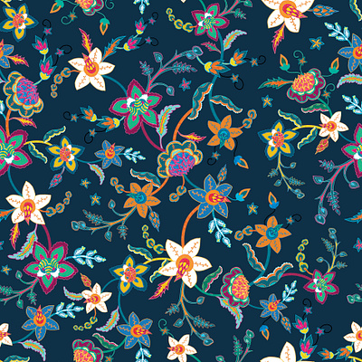 Hand drawn pattern, layered in Photoshop for a 2020 catalog. drawing illustration pattern surface design