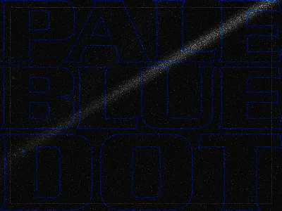 In the vastness of space and the immensity of time blue carl sagan cosmos dot galaxy outerspace pale sagan space typography universe