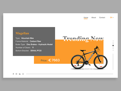 Website design bike cycle design designer designs graphic design graphicdesign landingpage magellan ui uidesign uidesigner user experience user interface design userinterface uxdesign uxdesigner uxdesigns website