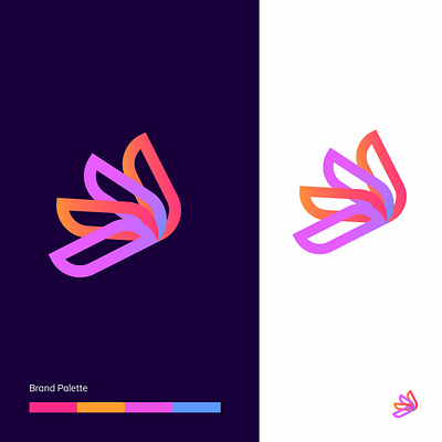 modern logo 3d abstract agency logo app icon branding colorful corporate identity dribbble best shot gradient lettermark logo logo trends 2020 logotype minimal modern logo monogram popular design professional logo ux vector