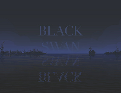 Black Swan adobeillustator illustration vector