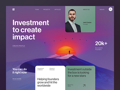 Lio Capital Website design interface product service startup ui ux web website