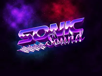 sonic sound branding design logo logo design professional logo typography