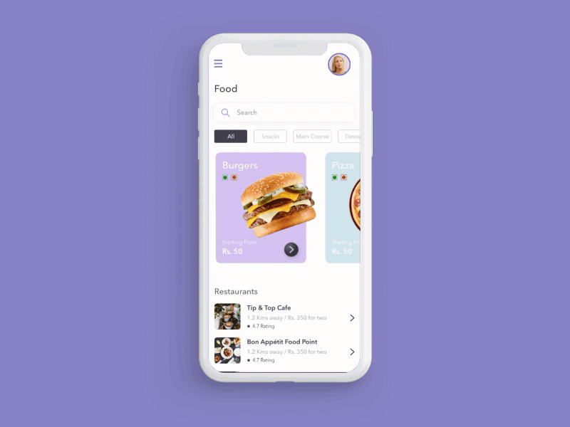 Parallax Swipe Animation by Parul Shrivastava on Dribbble