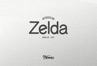 Zelda creative font font awesome font design fonts handmadefont modernfont monoline monoline font monoline script sans serif sanserif simple font