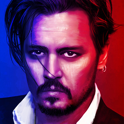 jOHNYdEPP Digital Painting adobe photoshop advertise creative design digital illustration digital painting digitalart drawing illustration painting