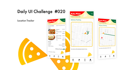 DailyUI 020 adobe xd app dailyui dailyuichallenge delivery app delivery truck design location tracker ui ux