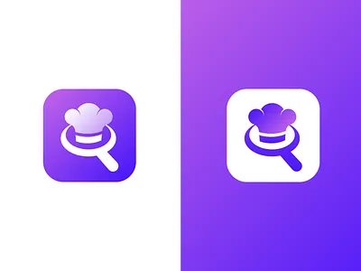 Chef Find-Job app icon android app icon app icon app logo branding clean colourful creative design flat flat illustration icon icon app icon design illustraion ios app icon logo logo design minimal minimalist web