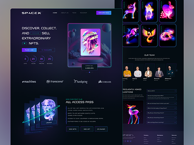 NFT Marketplace Landing page Design blockchain landing page blockchain website crypto dashboard crypto landing page crypto marketplace crypto terading cryptocurrency digital art digital asset dribbble best short landing page design metaverse landing page nft dashboard nft landing page nft landing page design nft marketplace nft ui staking landing page trending design website design