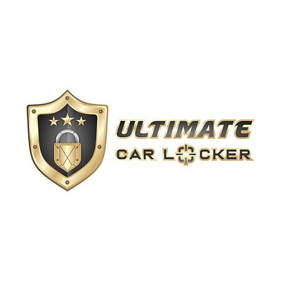 Logo Car Locker Ultimate branding design illustration logo vector