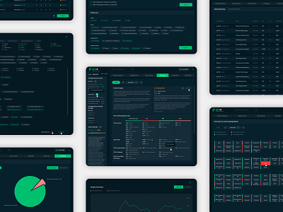 Phiadvisor Platform design configuration dark dashboad design draft fiance interface design platform ui ui ux ui design ux