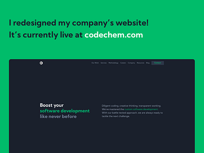 I redesigned my company's website and branding! brand design business website company branding landing page landing page design landingpage