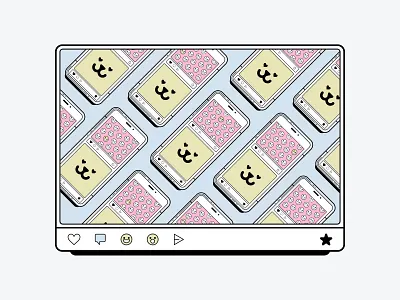 mudita rebel zen #2 character design emoji illustration instagram networking problem rebel social media vector zen