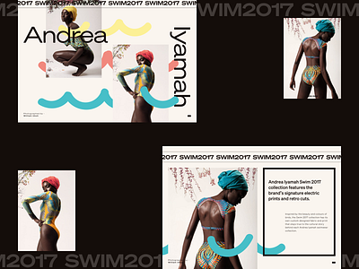 Andrea Iyamah andrea collections conceptual designer designlove fashion fashion design graphicdesign iyamah swim2017 ui uidesign uiux