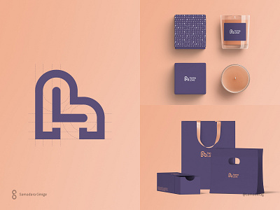 Home Love Logo and Brand Identity accessories brand branding decor furniture hl home identity line logo love minimal monogram samadaraginige simple