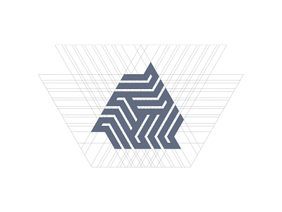 Triangle grid branding brandmark custom logo design grid guidelines identity identity designer logo logo design logo designer mark symbol symbol designer triangle