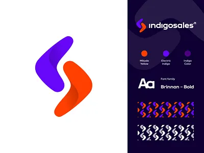 Indigo Sales Logo Design Explanation arrows boomerang branding dance design explanation gedas meskunas glogo icon illustration indigo letter logo pattern people sales shape sports vector