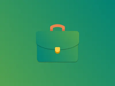 Suitcase Icon design figma icon logo minimal minimalist suitcase vector