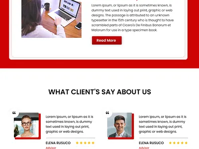 it solution attractive html css it solutions landing page red webdesign