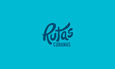 Rutas cubanas logo brand design design lettering lettermark logo minimal travel travel agency travel agency logo vector