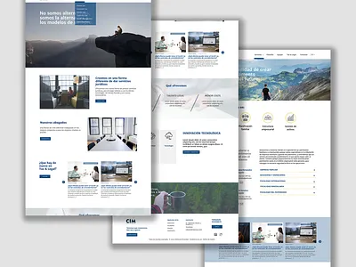 Web Abogados 👔 app behance branding design dribble figmadesign landing law logo mobile app protopie ui web website