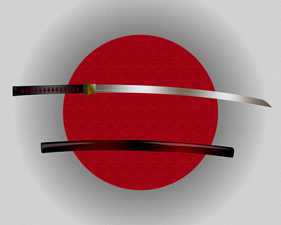 Katana Samurai Sword background design graphicdesign illustration illustrator wallpaper