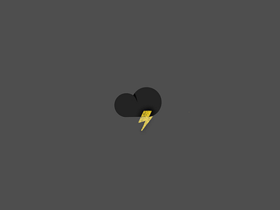 Thunder bolt cloud design drawing icon illustration lightning procreate sketch thunder thunderbolt weather