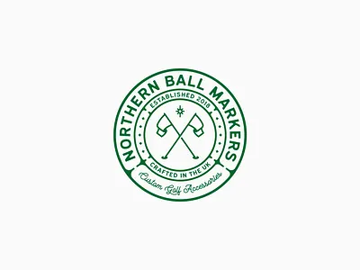 NBM // Logo badge brand brand design branding crest emblem golf identity logo logo concept logo design logo designer sport stamp symbol vintage