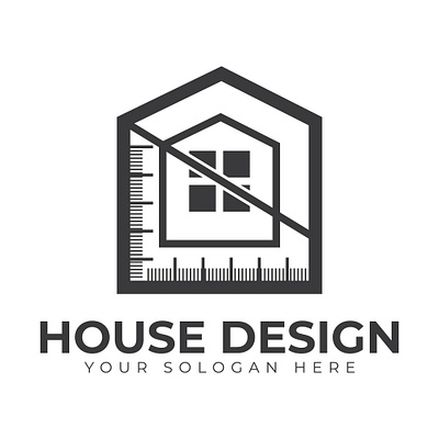 House Design Architecture Logo Design Template brand identity branding colorful logo corporate creative custom logo design letter minimalist modern real estate unique vector