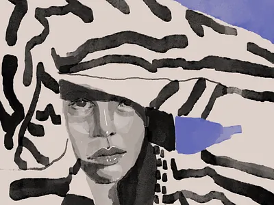 VECLAIM FW20 II beauty digital digitalillustration drawing editorial illustration magazine portrait print shoot