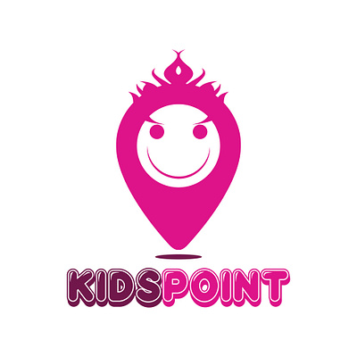 Kids Point Logo Design Template brand identity branding colorful logo corporate creative custom logo design kids letter minimalist modern point unique vector