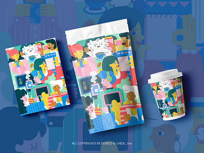 Coffee Package Illustration 2 branding design graphic illustration package vector