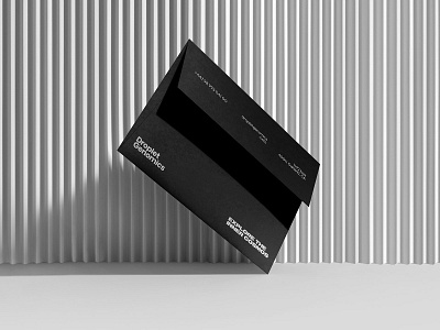 Droplet Genomics envelope agency branding design envelope graphic design identity minimal studio youniquestudio