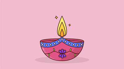 Diya (earthen lamp) illustration adobe illustrator art artwork design designer designers diwali drawing festival flat flatdesign graphicdesign illustration india lamp lights vector vector illustration vectorart