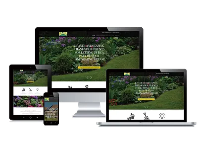 Keane Landscaping branding design ui ux web webdesign website website design websites wordpress