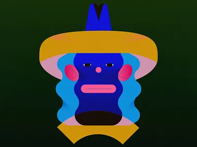 Lera character face flat portrait