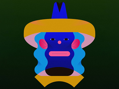 Lera character face flat portrait